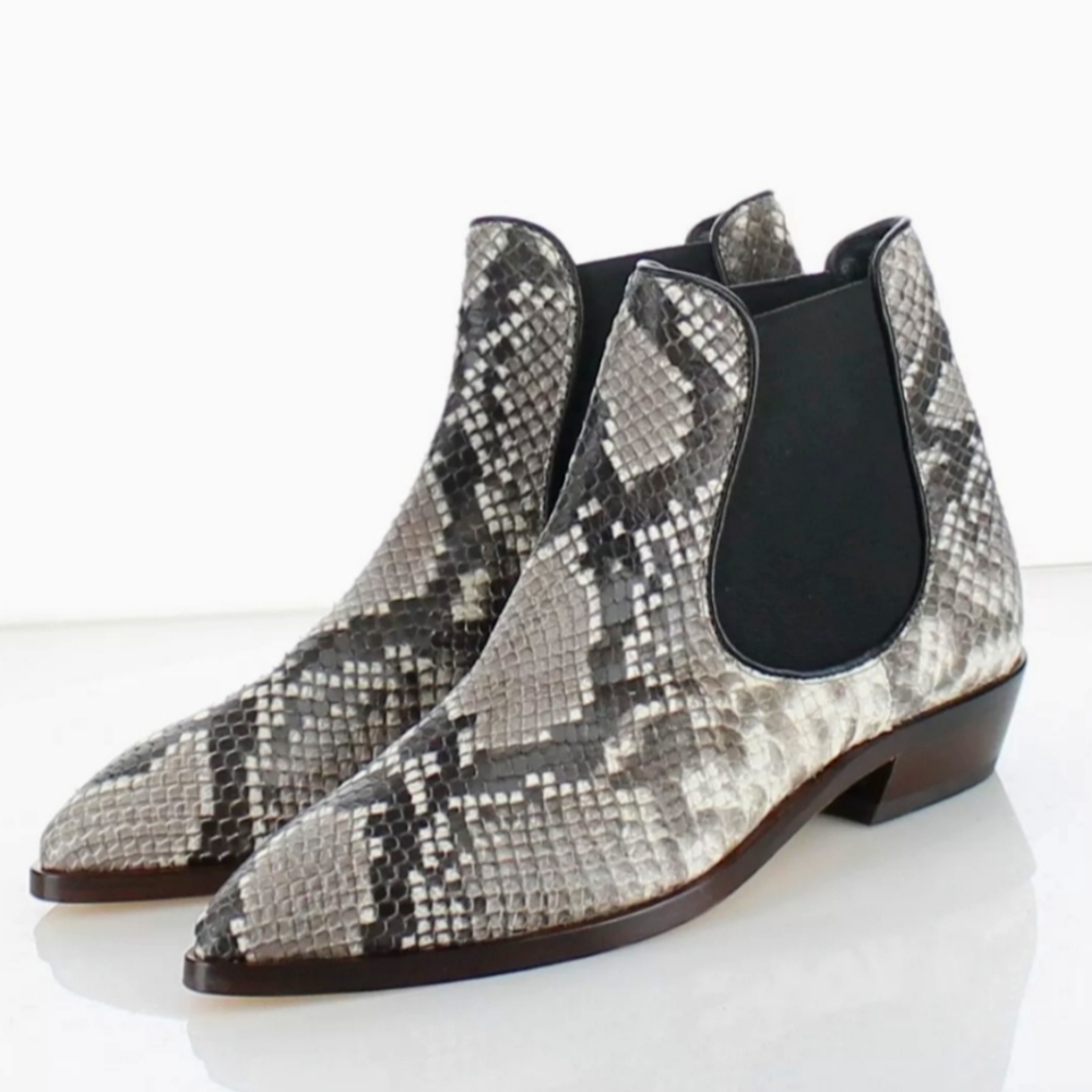 AGL Embossed Chelsea Boots Size 37